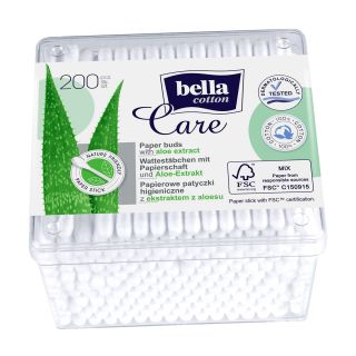 BELLA, betisoare igienice, extract Aloe Vera, cutie, 200 buc