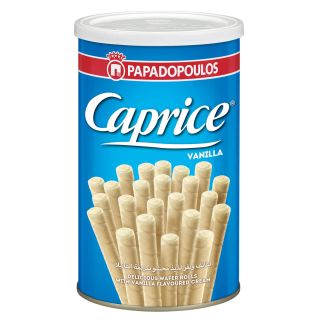 CAPRICE, rulouri, de napolitane cu vanilie, 115 g