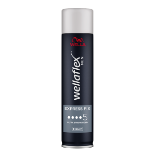 WELLAFLEX Men Express Fix, fixativ pentru coafat, cu fixare ultra puternica, fixare: 5/5, 250 ml