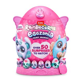 RAINBOCORNS, jucarie de plus, Eggzania Fairy Mania