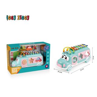 INTERAKTIVNA ZABAVA Iggy Ziggy Autobuz muzical, jucarie, pentru prescolari