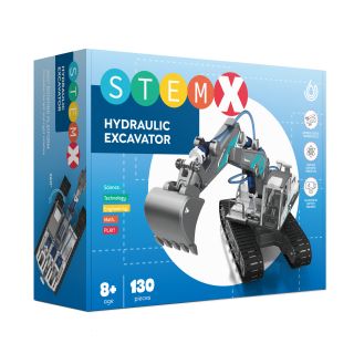 INTERAKTIVNA ZABAVA, Stemx, set de constructie, excavator hidraulic
