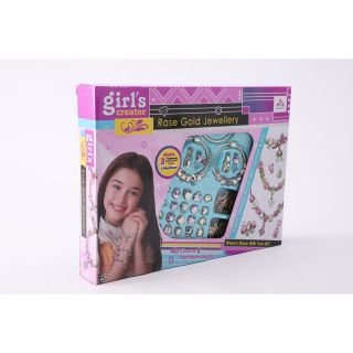 INTERAKTIVNA ZABAVA Set de bijuterii roz, set de joaca, pentru fetite