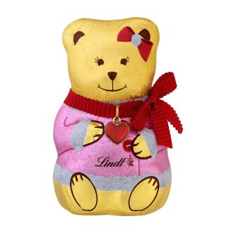 LINDT Teddy, figurina de ciocolata, cu lapte, doua modele, 100 g