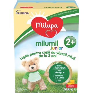 MILUPA Milupa Milumil Junior 2+, formula speciala lapte praf, de la 2 ani, 1200 g