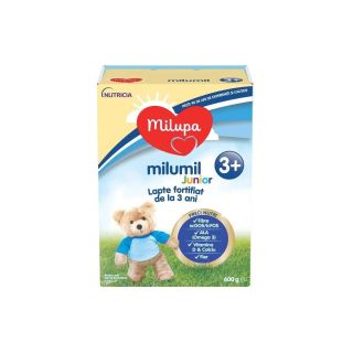 MILUPA Junior 3+, formula speciala lapte praf, de crestere fortifiant, 600 g