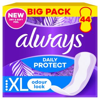 ALWAYS Daily Protect, absorbante zilnice, extra long, 44 buc