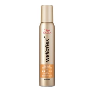 WELLAFLEX Curls & Waves, spuma de par, pentru fixare puternica, fixare: 3/5, 200 ml