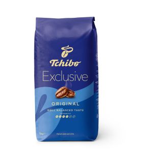 TCHIBO Exclusive, cafea prajita boabe, 1 kg