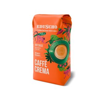 EDUSCHO Cafe Crema Intense, cafea prajita boabe, 1 kg
