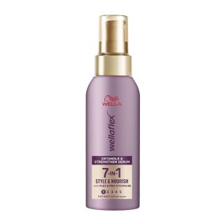 WELLAFLEX 7 in 1, ser, pentru intarirea si descalcirea firelor de par, cu fixare flexibila, fixare 2/5, 100 ml