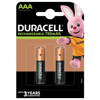 DURACELL Recharge, acumulatori, AAA 750 mAh, 2 buc