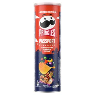 PRINGLES Passport Flavours, chips, cu gust de kebab, 165 g