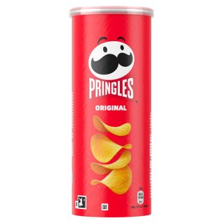 PRINGLES Original, chips, cu sare, 125 g