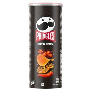 PRINGLES Hot&spicy, chips, picante si condimentate, 125 g