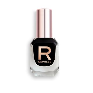 MAKEUP REVOLUTION Express Nail Varnish Midnight Black, lac de unghii