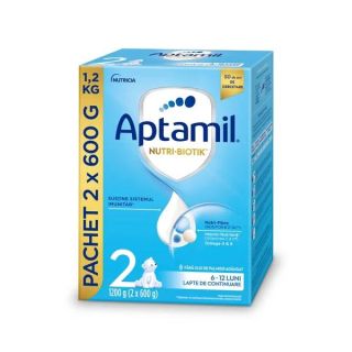 APTAMIL Nutri-Biotik Junior 2+, lapte praf, de crestere 2-3 ani, 1200 g