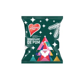 LAURA de pom, bomboane, cu aroma de ciocolata, portocale si mare coapte, 36 x 184 g, 1 buc