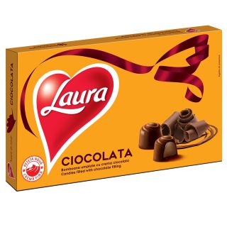LAURA Lapte si Ciocolata, bomboane, 138 g, 1 buc