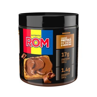ROM Proteica, crema tartinabila, cu aroma de rom, cacao si lapte, 230 g