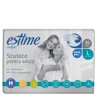 ESTIME Confort, scutece pentru adulti, L, 30 buc