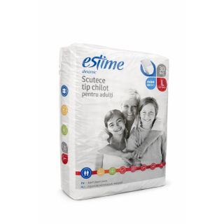 ESTIME Dinamic, scutece pentru adulti, L, 30 buc