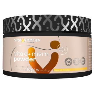 VITAXYNERGY it's complex, supliment alimentar, Vitamina C + MSM, pudra cu aroma de lamaie, 150g