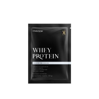VITAXYNERGY it's protein, pudra proteica, din zer, cu aroma de cocos, monodoza, 30g