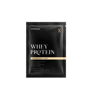 VITAXYNERGY it's protein, pudra proteica, din zer cu aroma de orez cu lapte, monodoza, 30g