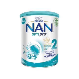 NESTLE NAN Optipro 2, formula speciala lapte praf, de continuare de la 6 luni, 400 g