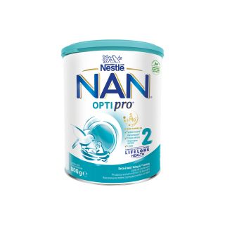 NESTLE NAN Optipro 2, formula speciala lapte praf, de continuare de la 6 luni, 800 g