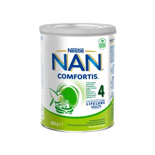 NESTLE NAN 4 Comfortis, formula speciala lapte praf, de continuare de la 2 ani, 800 g