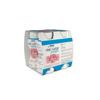 NESTLE Resource 2.0 Protein, aliment destinat unor scopuri medicale speciale cu aroma de capsuni 4x200 ml