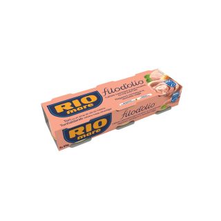 RIO MARE Filod'Olio, Ton, cu un strop de ulei de masline, 3x65 g