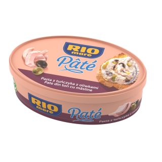 RIO MARE Ovale, pate Ton, cu masline, 115 g