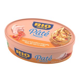 RIO MARE Ovale, pate Ton, cu ardei, 115 g