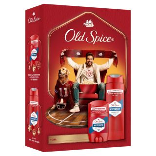 Set cadou OLD SPICE pentru fanii sportului, deo stick Whitewater 50 ml + gel de dus Whitewater 250 ml