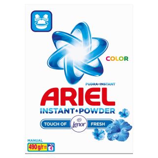 ARIEL Touch of Lenor Fresh, detergent manual de rufe, pudra, 490 g