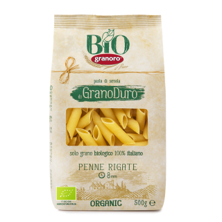 GRANORO BIO PENNE RIGATE N.43 , paste, produs organic, 500 g