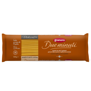 GRANORO DEDICATO SPAGHETE ”DUE MINUTI”, paste, 500 g