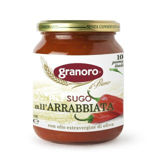 GRANORO Sos Arrabiata pentru paste, sos, 370g