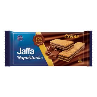 JAFFA WAFERS Crème, napolitane, cu crema fina de ciocolata, 187g