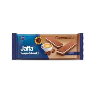 JAFFA WAFERS Cappuccino, napolitane, cu crema de capuccino, 160g