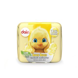 DALIN Baby, sapun solid, 75 g, 3 buc