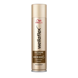 WELLAFLEX Extreme Hold, fixativ pentru coafat, cu fixare extrem de puternica, fixare: 5/5, 250 ml