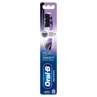 ORAL-B Pro-3DWhite Charcoal, periuta de dinti, medium, 1 buc