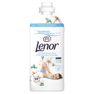 LENOR Sensitive Cotton Fresh, balsam de rufe, 59 spalari, 1.239 l