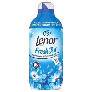 LENOR Fresh Air Fresh Wind, balsam de rufe, 86 spalari, 1.204 l