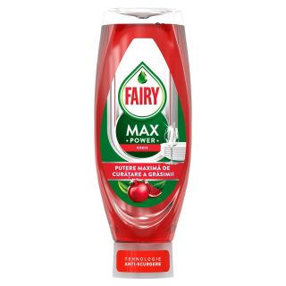 FAIRY Max Power Pomegranate, detergent de vase, cu parfum de rodie, 0.73 l