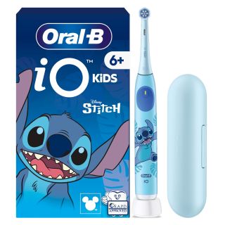 ORAL-B iO Kids, periuta de dinti electrica, Stitch, 1 capat, 1 trusa de calatorie, 1 buc